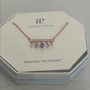 BP The Sherry Necklace in Rose Gold Plating 
New in Box